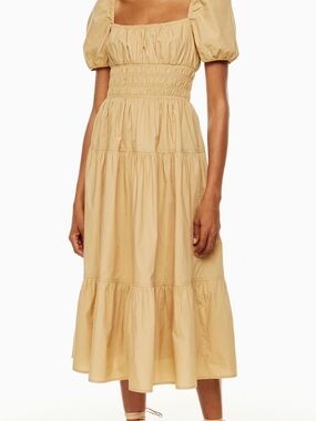 Aritzia Wilfred Allegoria Poplin Dress